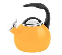 Chantal 40Th Anniversary Tea kettle, 2 Quart, Enamel Carbon steel, Whistling, Marigold