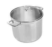 Chantal Induction 21 Stockpot, 12 Quart, Brushed Stainless Steel