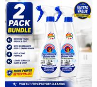 3x Chanteclair Universal Degreaser with Baking Soda - Bicarbonato Spray 600ml