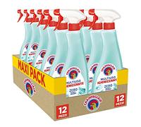 Chanteclair - Multi-purpose Sanitiser - Zero Streaks and Residues, Spray Ideal for Small Surfaces Even in Contact with Food, Strength & Hygiene - 12 Bottles of 620 ml