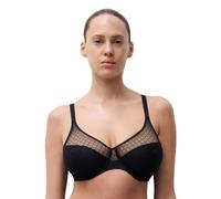 Chantelle 13f1 Women's Full Coverage | Slightly see through comfort cup top with adjustable straps