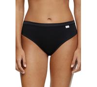Chantelle Women's Cotton Comfort High-Cut Brief, Black, S
