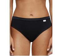 Chantelle Womens Cotton Comfort Hi Cut Brief - Black - Size X-Large