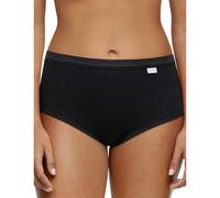 Chantelle Women's High Waist Brief Cotton Comfort, Cotton-rich Full Coverage, Black, Medium