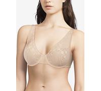 Chantelle Women's Day to Night Plunge Spacer Bra - Underwired, Moulded, Beige - 32D
