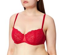 Chantelle DE Women's Pyramide Demi Bra Not Applicable, Red (Coquelicot Yu), 32C (Manufacturer Size: 70C)