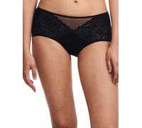 Chantelle Womens Easy Feel Floral Touch Covering Shorty - Black Polyamide - Size Small