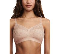 Chantelle Women's Norah Wirefree Bra - Supportive, Opaque - Nude Blush 34F