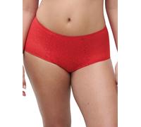 Chantelle Women's Easy Feel Norah High Waisted Covering Full Brief in Red | Size: 20 Chantelle Red 20