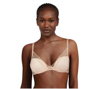 Chantelle Womens Golden Beige Festivité Lace Plunge T-shirt Bra 30d