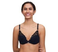 Chantelle Fleurs Plunge T Shirt Bra - Black - 32A