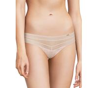 Chantelle Womens Golden Beige Festivité Lace and Mesh Briefs S