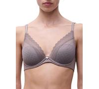 Chantelle Norah Chic Plunge T-Shirt Bra Bronzed Taupe Grey 32DD