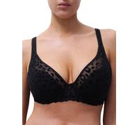 Chantelle Women's Girls Plunge T-Shirt Bra in Black | Size: 38C Chantelle Black 38C