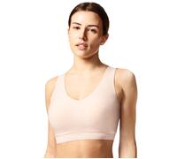 Chantelle Women's Soft Stretch V-Neck Padded Top Bra – Non-Wired – Nude Blush M-L UK