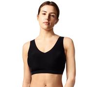 Chantelle Womens Black Soft Stretch V-neck Stretch-jersey Bra Xl/xxl