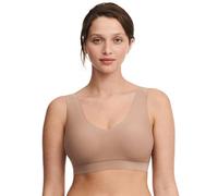 Chantelle Womens SoftStretch V-Neck Jersey Crop Top - Brown Polyamide - Size XL/2XL