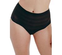 Chantelle SoftStretch Stripes High Waist Brief Black Black One Size