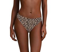 Chantelle Thong Soft Stretch C11D90, Leopard Print, Mid-Rise, One Size