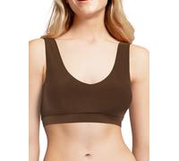 Chantelle SoftStretch V Neck Padded Crop Top Bra Non Wired Comfort Lingerie