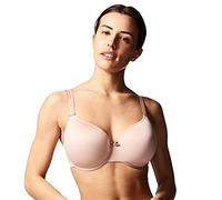 Chantelle Women's Basic Invisible Smooth Custom Fit Bra, Opaque, Rose, 38D