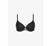 Chantelle Womens Black Graphic Allure Spacer T-shirt Bra 36e