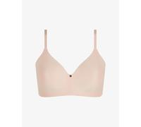 Chantelle Womens Chantelle C Jolie Wirefree Memory-Foam T-Shirt Bra Dusky Pink 32D