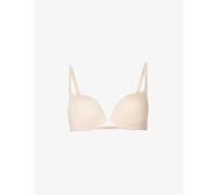 Chantelle Womens Chantelle Essentiall Smooth Push-Up Bra 01N Golden Beige 34D