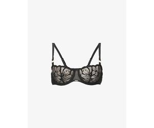 Chantelle Womens Chantelle Fleurs Embroidered Balconette Bra 011 Black 32C