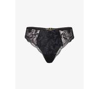 Chantelle Womens Chantelle Muse Floral-Lace Thong Black XS