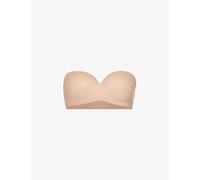 Chantelle Womens Chantelle Norah Smooth Strapless T-Shirt Bra Golden Beige 36E