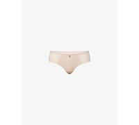 Chantelle Womens Chantelle Romance Stretch-Lace High-Cut Briefs Golden Beige S