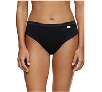 Chantelle Womens Cotton Comfort Hi Cut Brief - Black - Size Large