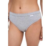 Chantelle Women's Cotton Comfort Hi Cut Brief in Grey | Size: 10 Chantelle Grey 10