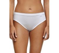Chantelle Women's Cotton Comfort High-Cut Brief, White, Large
