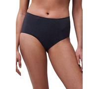Chantelle Women's Easy Feel Norah High Waisted Covering Full Brief in Blue | Size: 14 Chantelle Blue 14