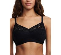 Chantelle Womens Easy Feel Norah Wirefree Support Bra - Black Polyamide - Size 38D