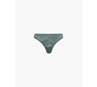 Chantelle Womens Empire Green Origins Tanga Lace Briefs Xs