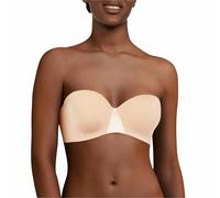 Chantelle Womens Essentiall Bandeau T-Shirt Bra - Beige Polyamide - Size 34DD