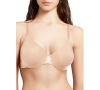 Chantelle Women's, ESSENTIALL, Covering T-Shirt Bra, Women's invisible lingerie, Beige Dore, 32D