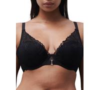 Chantelle Women's Legend Plunge T-Shirt Bra in Black | Size: 32DD Chantelle Black 32DD