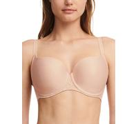 Chantelle Womens Norah Covering T-Shirt Bra - Beige Polyamide - Size 38DD