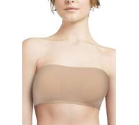 Chantelle Womens SoftStretch Padded Bandeau - Beige Polyamide - Size X-Small/Small