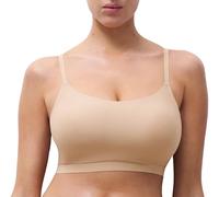 Chantelle Women's SoftStretch Bralette – Scoop Neck, Padded, Non-Wired – Nude M/L