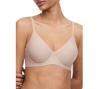 Chantelle Womens SoftStretch Plunge Bra - Beige Polyamide - Size 34E/F