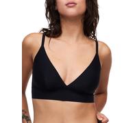 Chantelle Women's Softstretch Triangle Underwire Bra, Semi-Sheer, Black, M