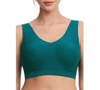 Chantelle SoftStretch V Neck Padded Crop Top Bra Non Wired Comfort Lingerie