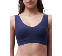 Chantelle Women's SoftStretch V-Neck Jersey Crop Top in Blue | Size: 16-18 Chantelle Blue 16-18