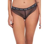 Chantelle Womens No Icons Brief - Black Nylon - Size Large