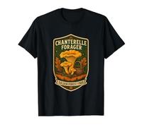Chanterelle Forager Golden Forest Finds Value Graphic T-Shirt, Men, Black, L